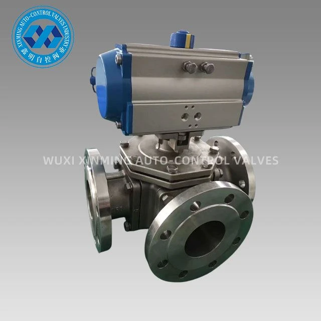 Comhla Liathróid Flange Tee Actuator Aeroibrithe