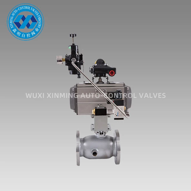 Comhla Liathróid Flange Jacketed Actuator Aeroibrithe