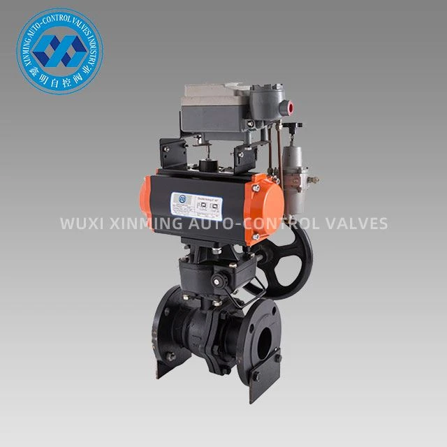 Comhla Liathróid Flange WCB Actuator Aeroibrithe