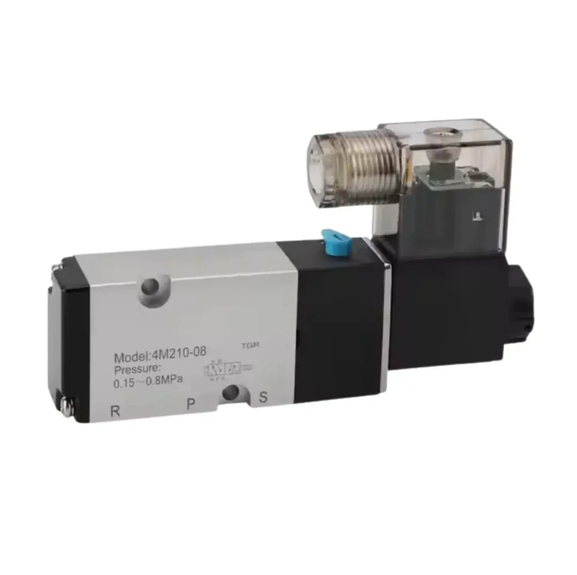 {2- bealach 5- Comhla solenoid neomatach ardbhrú (0-10 MPa)