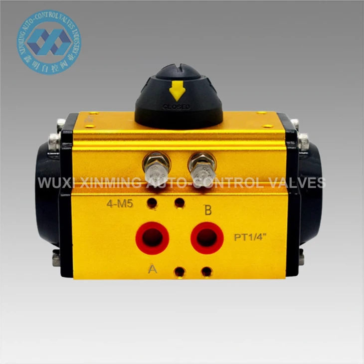 Cruach charbóin cruach dhosmálta actuator neomatach ardchaighdeáin