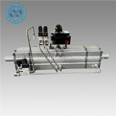 Cóimhiotal Alúmanaim Trí Seasamh 0 Céim 45 Céim 90 Céim ag Actuator Aeroibrithe Inchoigeartaithe
