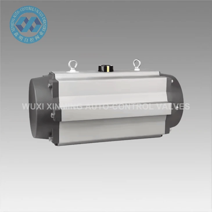 Actuators comhla neomatach do stáisiúin chóireála uisce
