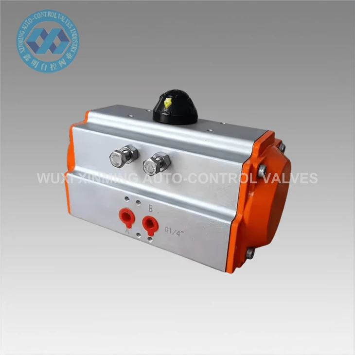 Ráithe Cas Actuator Aeir le haghaidh Comhla Ball/Féileacán Actuator Rothlach Aeir ag Gníomhú Dúbailte