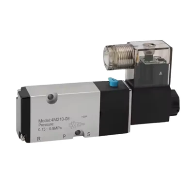 {2- bealach 5- Comhla solenoid neomatach ardbhrú (0-10 MPa)