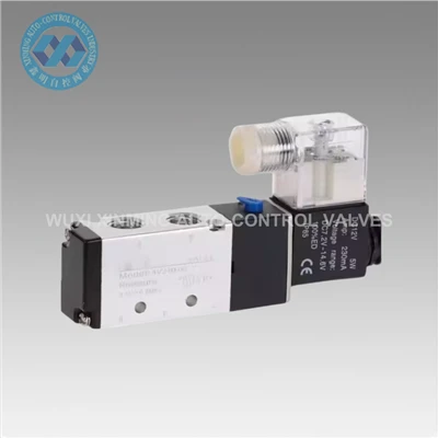 Comhla solenoid neomatach 5 bhealach 2- Rialú Seasamh Aeir 12V 24V 220V