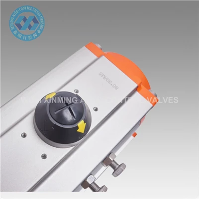 Sraith ghníomhach dúbailte/aonair mórdhíola neomatach ag actuators
